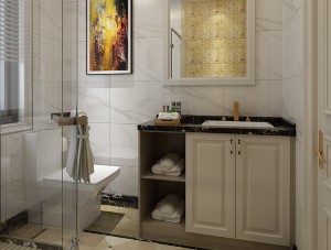 Cream Steel Bathroom Vanity for Undermount Sink Supplier ODM