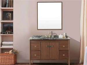 Dark Coffee Bathroom Vanity Cabinet ODM China Factory