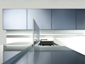 Kabinet Dapur Stainless Steel Gaya Modern pikeun Pamakéan Komérsial