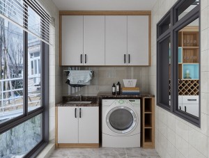 Lemes Bodas High Herang Laminate balkon laundry cabinets