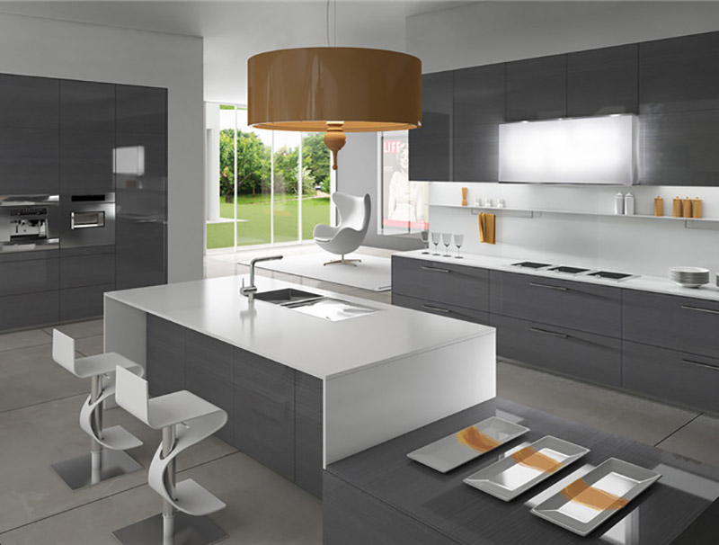 100% Original Luxury Kitchen -
 Customized Cuisine Modern Stainless Steel Kitchen Cabinets Furniture – Diyue