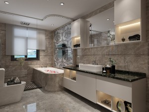 Modernong Luxury High-end Stainless Steel Bathroom Cabinets