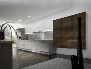 Modern Design Luxury Stainless Steel Kitchen Cabinets
